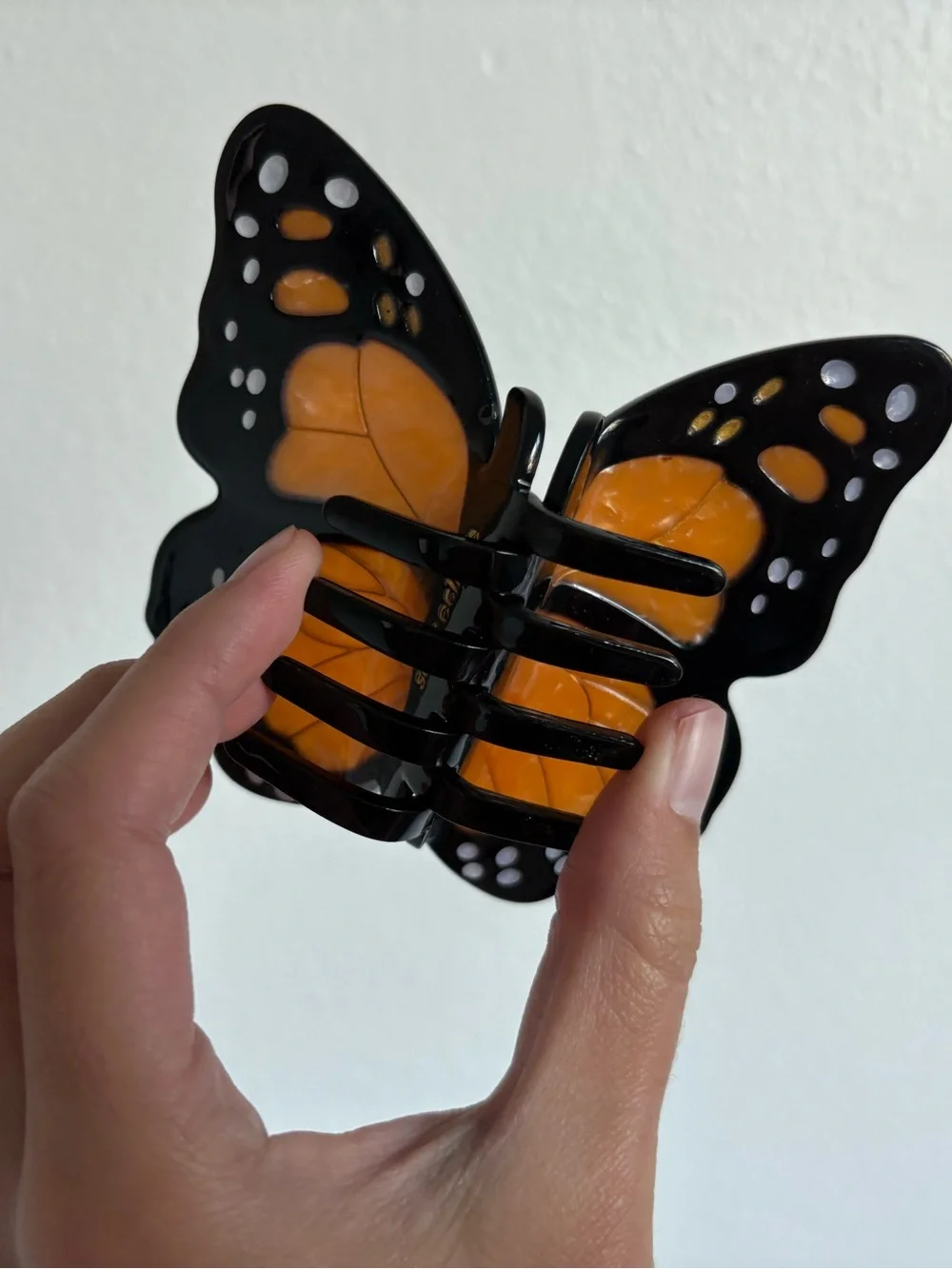 Urban Outfitters Solar Eclipse Fall Monarch Butterfly Claw Hair Clip